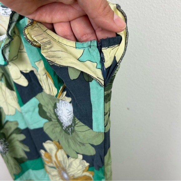 O'Neil Ellis Floral Ruffle Maxi Slip dress summer beachy maxi dress size: XL - Picture 12 of 13